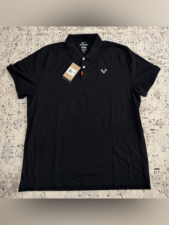 Nike Other - Nike Rafa Nadal Court DD8532-010 Tennis Black Dri-Fit Polo Shirt Men’s Sz: 2XL